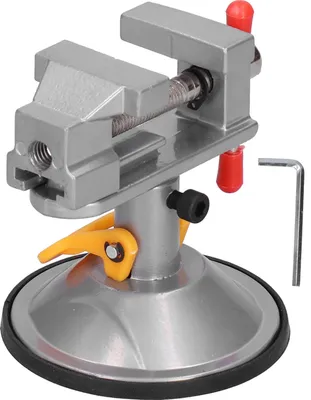 Immagine prodotto di Ventosa Mini Vise 45# Acciaio Rotazione di 360 gradi Mini Strumento manuale per vetro Desktop Metallo