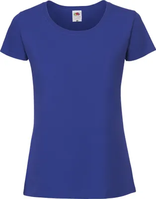 Produktbild von Fruit Of The Damen T-Shirt, enganliegend RW5975 (L) (Königsblau)