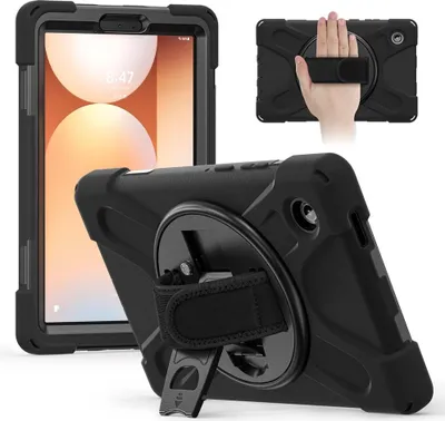 Produktbild von Samsung Galaxy Tab A11 Hülle - Coverup Heavy Duty Case mit Ständer - Schwarz
