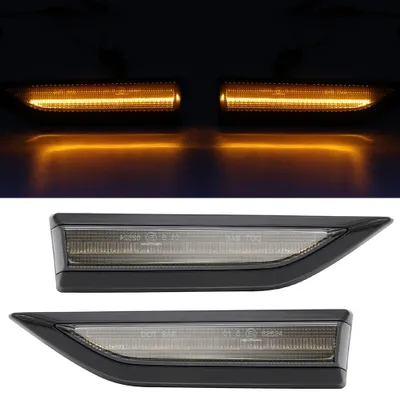 Für VW Caddy IV 4 ab 2015- 2x LED Seitenblinker Blinker Schwarz Smoke in der Farbe Schwarz von Goingfast