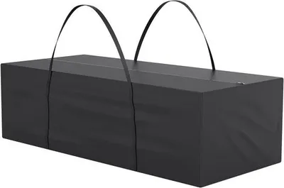 Obrázek produktu pro Taška na přepravu zahradních polštářů – odolná proti UV záření – 1 ks – černá – Oxford – 173 x 76 x 51 cm