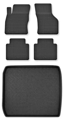Obrázok produktu pre Vaničkové autokoberce + vaňa kufra pre: Skoda Superb III 2015-2020 sedan 5 ks