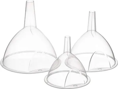 Obrázok produktu pre Lievik Secret de Gourmet Transparentný plast (3 kusy)