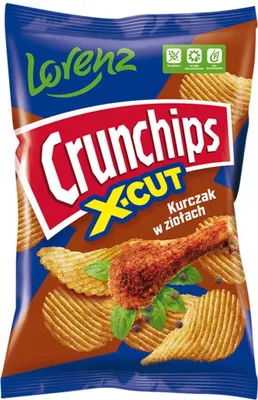 Zdjęcie produktu dla Crunchips X-Cut Kurczak w Ziołach 140g