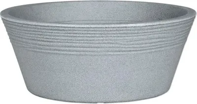 Produktbild von Blumenschale geli Napoli Kunststoff Ø 39 cm H 16 cm betonfarbe hell