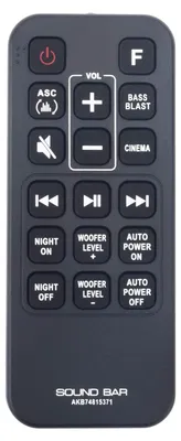 Imagen del producto de Control remoto de reemplazo para subwoofer activo inalámbrico de sistema de cine en casa