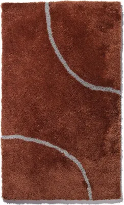 Produktbild von Batex Badematte Badteppich Badvorleger Duschvorleger Badezimmerteppich 60x100cm DACAPO Schoko