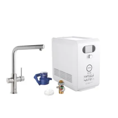 Produktbild von GROHE Blue Professional, Standard, Edelstahl, Hebelgriffe, Einzelbild, Typ L, Keramik