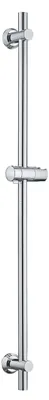 Duschstange 100 cm, Edelstahl, verstellbarer Halter, chrom