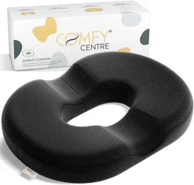 Produktbild von Orthopädischer Sitzring, Memory-Schaum, für Büro, Steißbein und Hämorrhoiden