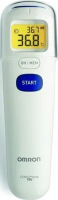 Produktbild von Omron MC-720-E Digitales Fieberthermometer Fernwarnehmung Weiß (MC-720-E)