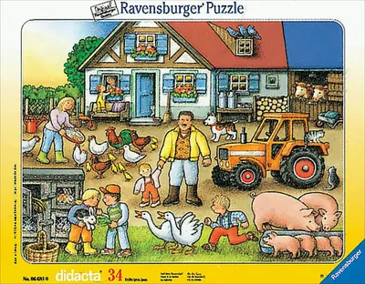 Produktbild von Auf dem Bauernhof - 34 Teile