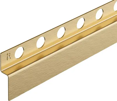 Produktbild von Balneo Gefälleprofil Wandgefälleprofil FLOOR STRIPS Edelstahl AISI 304 Rechts 120 cm gold