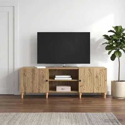 Obrázok produktu pre vidaXL TV stolík 150 x 31 x 50 cm z drevotriesky v štýle Artisan Oak