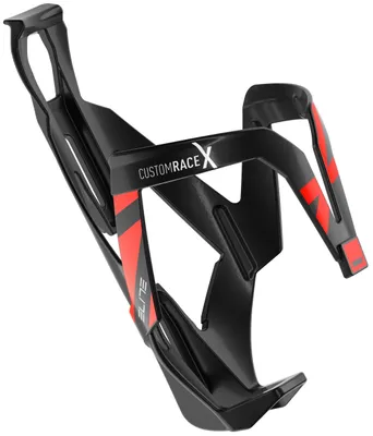 Produktbild von ELITE Flaschenhalter Custom Race X Schwarz/Rot One Size Schwarz - leichter, s...