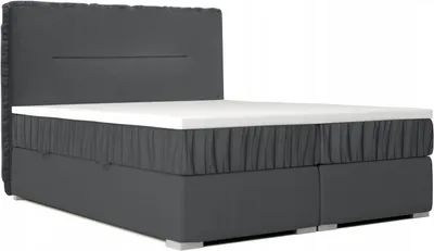 Produktbild von Boxspringbett FALBI für das Schlafzimmer, 140x200 (Grau - Kronos 34)