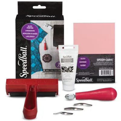 Produktbild von Speedball-Starter-Set für den Stoffdruck