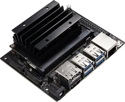Image de Kit de développement Nvidia Jetson Nano, 1,43 MHz, NVIDIA, ARM A57, LPDDR4-SDRAM, 25,6 Go/s, 4096 Mo