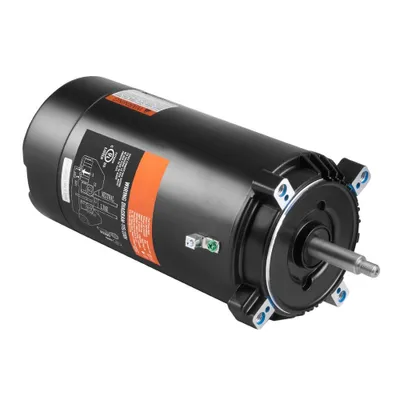 Zdjęcie produktu dla silnik pompy basenowej 1,5 KM - rama 56J - 115 V (13,6 A)/230 V (6,8 A) - 3450 obr/min - 60 Hz - współczynnik serwisowy 1,3 - kondensator 90 μF/250 V - obroty CCW - silnik zamienny z okrągłym kołnierzem