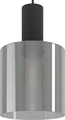 Produktbild von EGLO Gorosiba, Festmontage, Schwarz, Stahl, Silber, Stahl, Glas, Rund