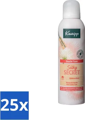 Obrázok produktu pre Kneipp - Sprchová pena - Silky secret - Silk blossom - 200 ml - Hodnotné balenie - 25 kusov