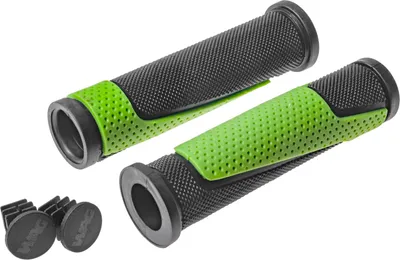 Produktbild von Wag Double D Fahrradgriffe 125 mm Schwarz/Grün