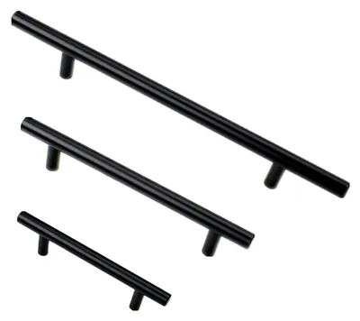 Produktbild von Schrankgriff Bogengriff für Möbel und Schubladen (Lochabstand: 96mm, Schwarz)
