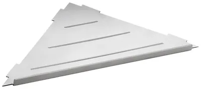 Productafbeelding van Sapho SMART hoekrek voor tegelmontage, 297x15x210 mm, gepolijst roestvrij staal