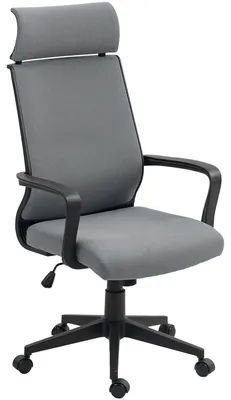 Produktbild von HOMCOM Bürostuhl, Ergonomischer Schreibtischstuhl mit Armlehne, Kopfstütze