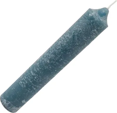 Produktbild von Rustikale Stabkerze durchgefärbt grün Ø 3,7 x 25 cm