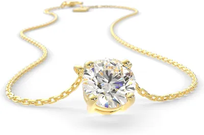 Produktbild von SERASAR Premium Halskette Damen [Zirconia]  |  Rostfreier 316L Chirurgenstahl  |  Wasserfest  |  Verstellbare Länge  | Farbe: Gold |  Inklusive Schmuckschachte