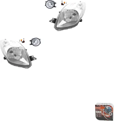 Produktbild von Scheinwerfer Satz + Osram Night Breaker Laser passend für Toyota Yaris XP9 06-08 812100D040 1608422280 3550157L00 3550157L01 812100D042 812200D Johns
