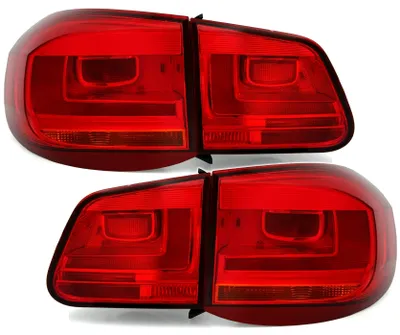 Produktbild von LED Rückleuchten Facelift Optik für VW Tiguan 5N Bj. 2007-2011 Rot Cherry