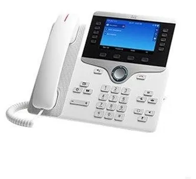 Produktbild von Cisco IP Phone 8861 - VoIP-Telefon - IEEE 802.11a/b/g/n/ac (Wi-Fi) - SIP, RTCP, RTP, SRTP, SDP - weiß
