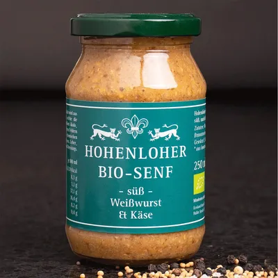 Produktbild von Hohenloher -Senf süß (250 ml)