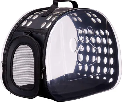 Image de MASCOW | Sac de transport pour animaux - Sac de transport pour chats - 33 x 20 x 43 cm - Noir - Sac de transport pour chiens - Pliable