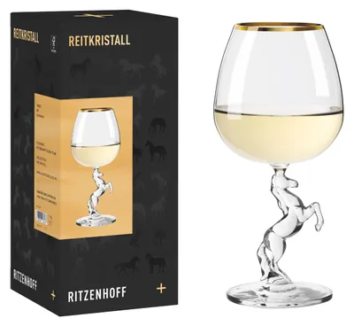 Produktbild von Ritzenhoff Reitkristall Cocktailglas 417 ml Kristallglas Goldrand 1 Stk
