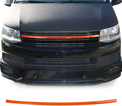Immagine prodotto di Modanature griglia radiatore Modanature griglia per VW T6 Transporter 2015-2019 cromo arancio