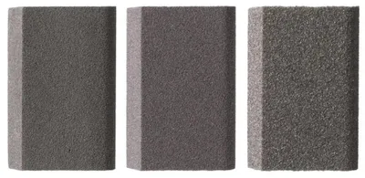Obrázok produktu pre kwb 088900 Sanding sponge set of 3 rounded and beveled in Medium, fine and super fine grain 3 pc(s)