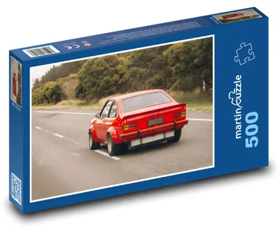 Obrázek produktu pro Puzzle 500 Červené vintage sportovní auto - martinpuzzle