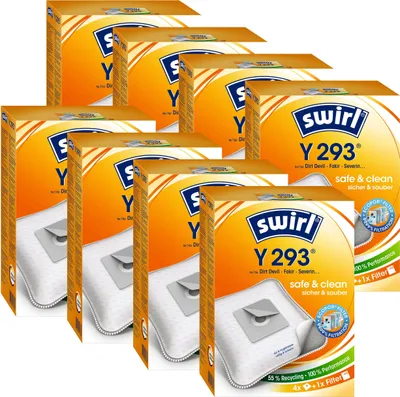 Produktbild von 8 x Swirl Y 293 MP Plus AirSpace Staubsaugerbeutel Staubbeutel Microvlies