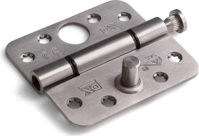 Produktbild von Gleitlagerscharniere SKG*** Edelstahl 89 x 89 mm mit runder Ecke - pro Stück