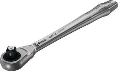 Obrázek produktu pro Wera 8003 B, Nástrčkový klíč, 1 kusů, Chrom, CE, Rukojeť ráčny, 3/8"