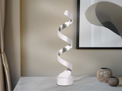 Produktbild von Große schmale LED Tischlampe ausgefallen für Fensterbank Kommoden und Sideboard