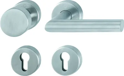 Produktbild von FS-Garnitur Ams.FS-E58/42H/42HS/1400 VA F69 D/K TS 40-65mm PZ rd.DIN L/R HOPPE