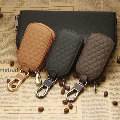 Immagine prodotto di Portafogli da donna, portafogli da donna piccoli, portafogli da uomo piccoli, portafogli da uomo mini, portamonete piccoli (marrone, nero, color caffè)