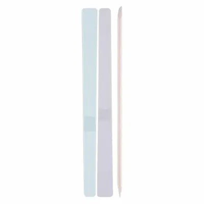 Immagine prodotto di Qvs Lime per unghie Bastoncini per cuticole Manicure Pedicure 145 mm Doppia faccia