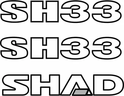 Obrázek produktu pro SHAD Sada samolepiek D1B332ETR SH33