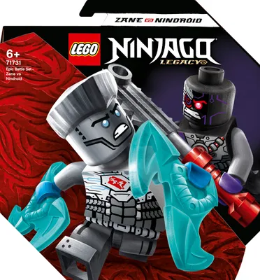Zdjęcie produktu dla LEGO 71731 Ninjago 71733 Zestaw bitewny Zane vs. Nindroid Robot Warrior 2 figurki ninja