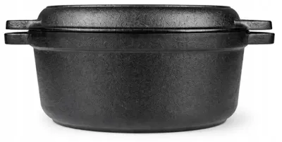 Produktbild von Krisberg 2-in-1-Gusseisentopf mit Grilldeckel, 4,5 l, 26 cm KS7743